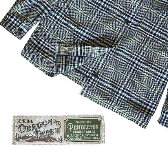 Pendleton Wool Belted Shirt Jacket — West End Plaid Shacket XL NWT - Picture 7 of 14